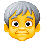 Emoji 🧓 Adulto Anziano su Facebook 4.0.