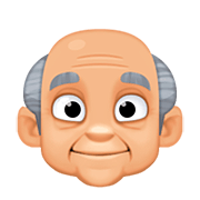 👴🏼 Emoji Anciano: Tono De Piel Claro Medio en Facebook 4.0.