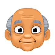 👴🏽 Emoji Anciano: Tono De Piel Medio en Facebook 4.0.