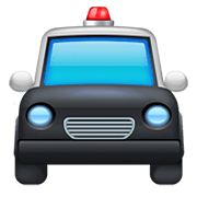 🚔 Emoji Vorderansicht Polizeiwagen Facebook 4.0.