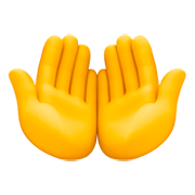 Emoji 🤲 Mani Unite In Alto su Facebook 4.0.