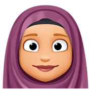 🧕🏼 Emoji Frau mit Kopftuch: mittelhelle Hautfarbe Facebook 4.0.