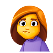 Emoji 🙎 Persona Imbronciata su Facebook 4.0.