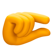 Emoji 🤏 Mano Che Fa Il Gesto Del Pizzico su Facebook 4.0.