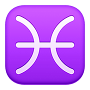 Emoji ♓ Segno Zodiacale Dei Pesci su Facebook 4.0.