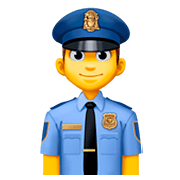 Emoji 👮 Agente Di Polizia su Facebook 4.0.