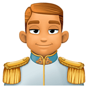 🤴🏽 Emoji Príncipe: Tono De Piel Medio en Facebook 4.0.