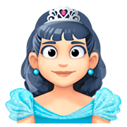 Émoji 👸🏻 Princesse : Peau Claire sur Facebook 4.0.