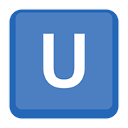 🇺 Emoji Letra do símbolo indicador regional U na Facebook 4.0.