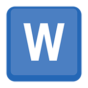 Emoji 🇼 Lettera simbolo indicatore regionale W su Facebook 4.0.