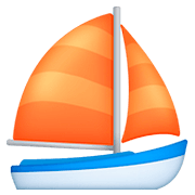 Emoji ⛵ Barca A Vela su Facebook 4.0.