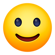 🙂 Emoji Cara Sonriendo Ligeramente en Facebook 4.0.