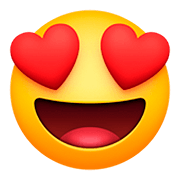 😍 Emoji lächelndes Gesicht mit herzförmigen Augen Facebook 4.0.