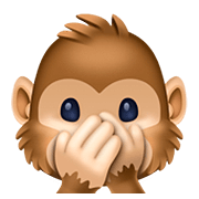 🙊 Emoji sich den Mund zuhaltendes Affengesicht Facebook 4.0.