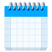 Emoji 🗓️ Calendario A Spirale su Facebook 4.0.
