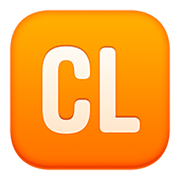 🆑 Emoji Großbuchstaben CL in rotem Quadrat Facebook 4.0.