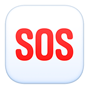 Emoji 🆘 Pulsante SOS su Facebook 4.0.