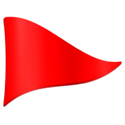 Emoji 🚩 Bandierina Rossa su Facebook 4.0.