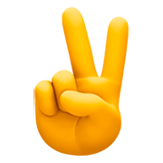 ✌️ Emoji Victory-Geste Facebook 4.0.