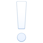 Emoji ❕ Punto Esclamativo Bianco su Facebook 4.0.
