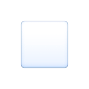 Emoji ◽ Quadrato Bianco Medio-piccolo su Facebook 4.0.