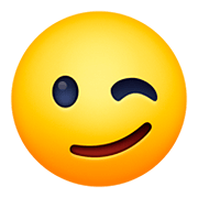 Emoji 😉 Faccina Che Fa L’occhiolino su Facebook 4.0.