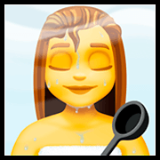🧖‍♀️ Emoji Mujer En Una Sauna en Facebook 4.0.