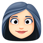 👩🏻 Emoji Frau: helle Hautfarbe Facebook 4.0.