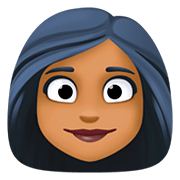 Emoji 👩🏾 Donna: Carnagione Abbastanza Scura su Facebook 4.0.