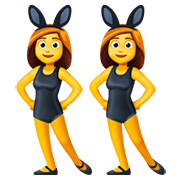 Emoji 👯 Persone Con Orecchie Da Coniglio su Facebook 4.0.