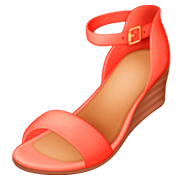 Emoji 👡 Sandalo Da Donna su Facebook 4.0.