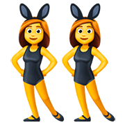 👯‍♀️ Emoji Mujeres Con Orejas De Conejo en Facebook 4.0.