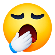 Emoji 🥱 Faccina Che Sbadiglia su Facebook 4.0.