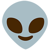 Émoji 👽 Alien sur Google 15.0.