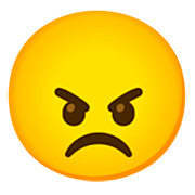 😠 Emoji Cara Enfadada en Google 15.0.