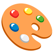 Emoji 🎨 Tavolozza Dei Colori su Google 15.0.