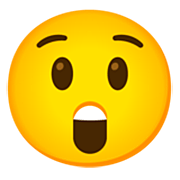 😲 Emoji Cara Asombrada en Google 15.0.