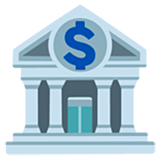 Emoji 🏦 Banca su Google 15.0.
