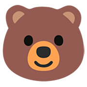 🐻 Emoji Rosto De Urso na Google 15.0.