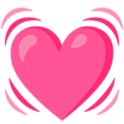 💓 Emoji Corazón Latiendo en Google 15.0.
