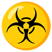 Émoji ☣️ Danger Biologique sur Google 15.0.