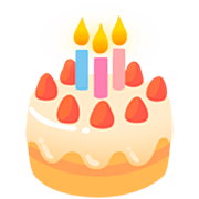 Emoji 🎂 Torta Di Compleanno su Google 15.0.