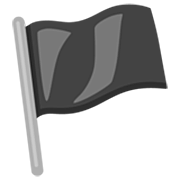 Emoji 🏴 Bandiera Nera su Google 15.0.