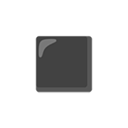 Emoji ◾ Quadrato Nero Medio-piccolo su Google 15.0.