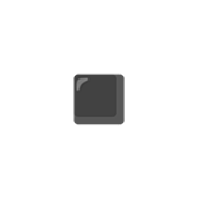 Emoji ▪️ Quadrato Nero Piccolo su Google 15.0.