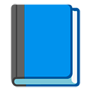 Émoji 📘 Livre Bleu sur Google 15.0.