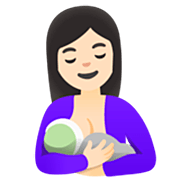 🤱🏻 Emoji Lactancia Materna: Tono De Piel Claro en Google 15.0.