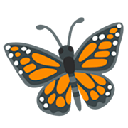 Émoji 🦋 Papillon sur Google 15.0.