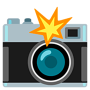 Emoji 📸 Fotocamera Con Flash su Google 15.0.