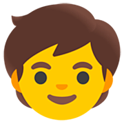 Emoji 🧒 Bimbo su Google 15.0.